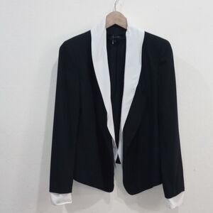 Alexander Wang Shawl Collar Black  Silk & Wool Blazer Smoking Jacket - 4